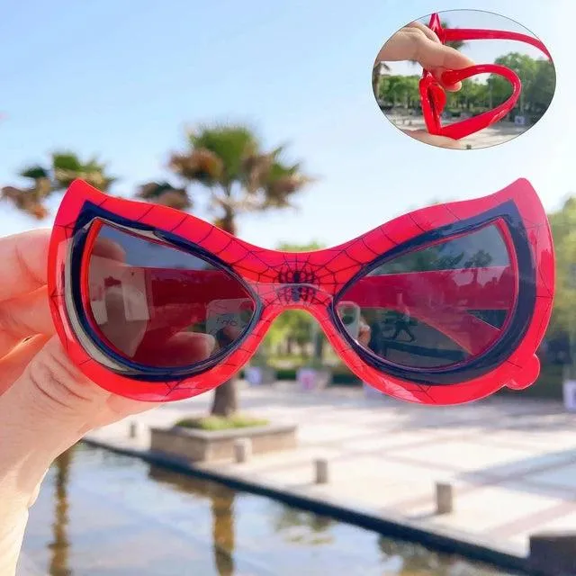 NEW Disney Spiderman Sunglasses - Cute Anime Spider Cartoon Fashion Gifts for Kids | Giggly Groves