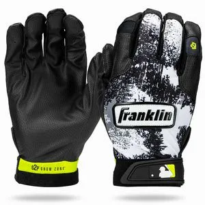 New Franklin Grow to Pro Tee Ball Batting Gloves Size Youth Medium Black/White