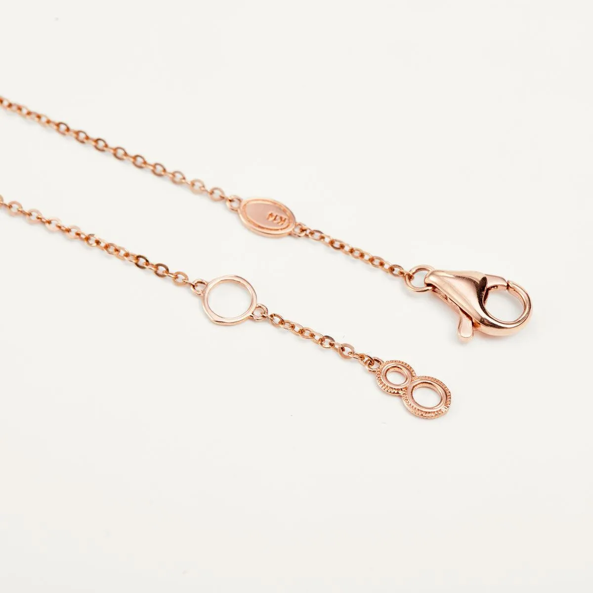 Noble Heart Rose Gold Ruby Pendant Necklace