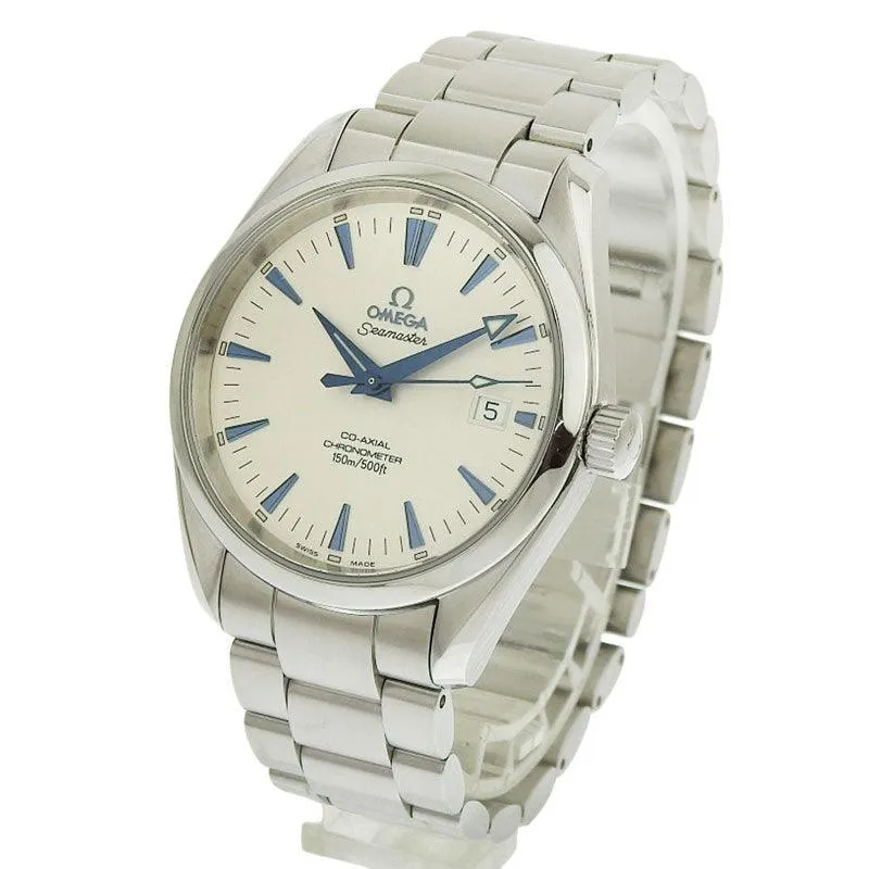 Omega Seamaster Aqua Terra Co-Axial Men's Automatic Watch SS Silver Dial 2503.33 Used New Arrival OW0411