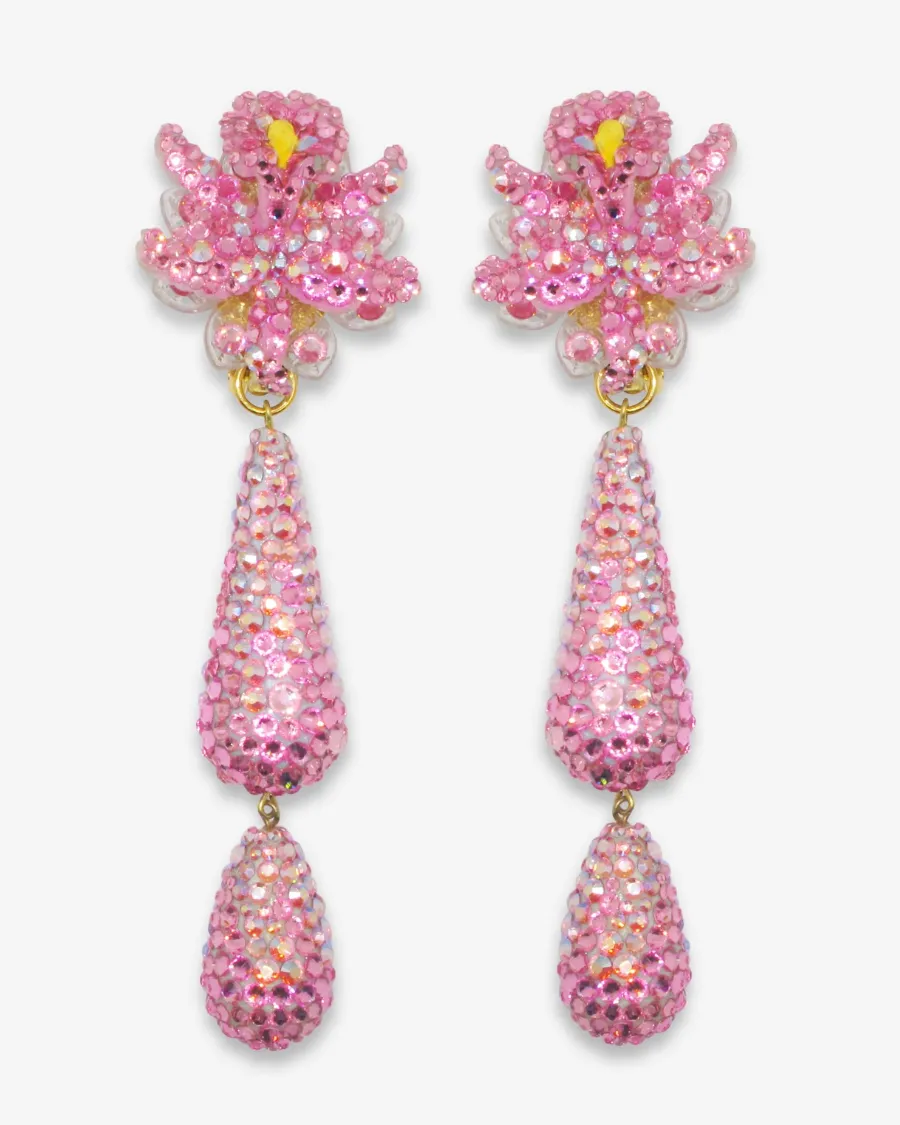 ORCHID RAIN EARRINGS