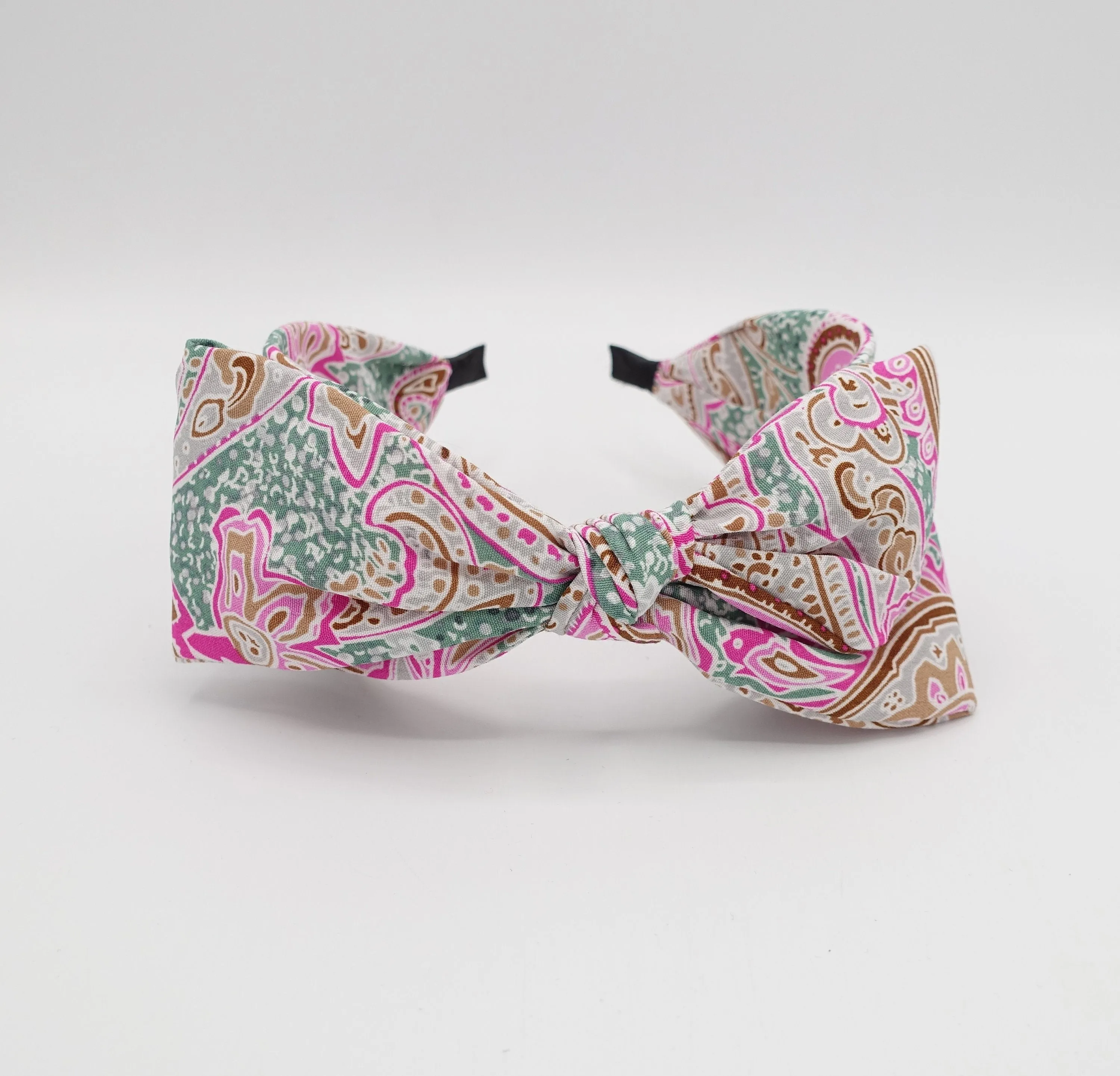 paisley headband, bow knot headband, headbands for women