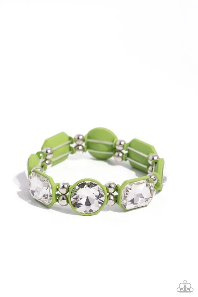 Paparazzi Bracelet ~ Transforming Taste - Green