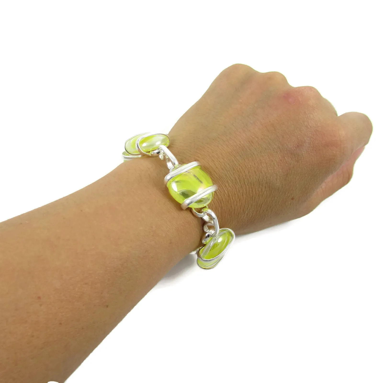 Parallel Bracelet - Yellow Stripe