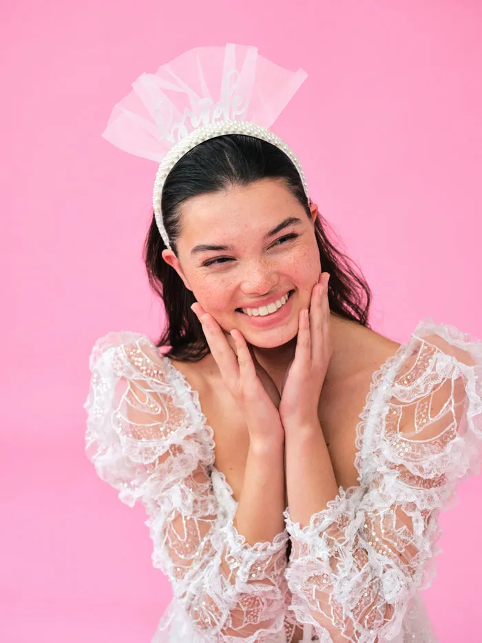 Pearlfect Bride Headband