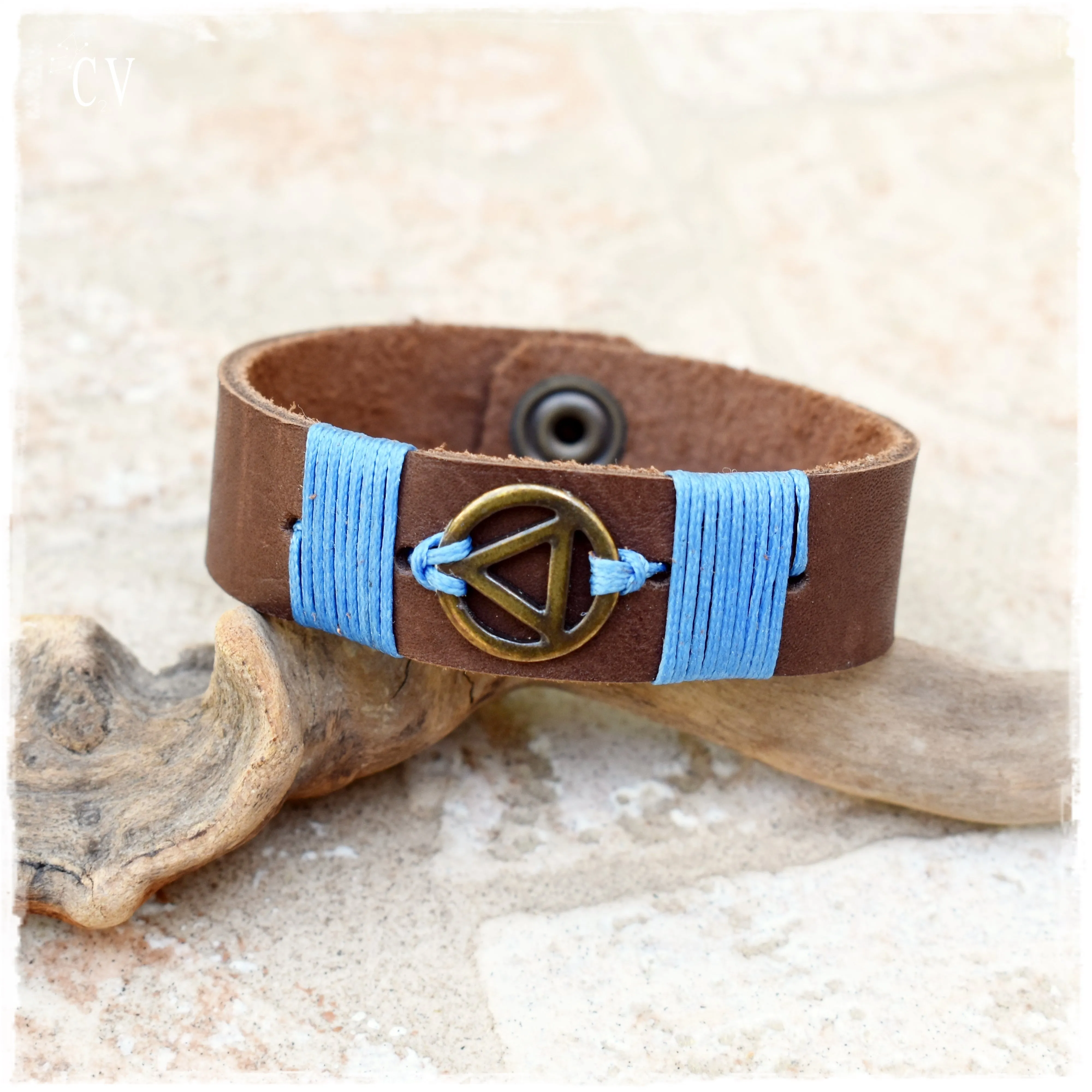 Personalized Recovery Leather Bracelet