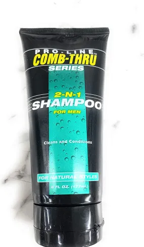 Pro-Line Comb-Thru 2-in-1 Shampoo For Men 6 OZ