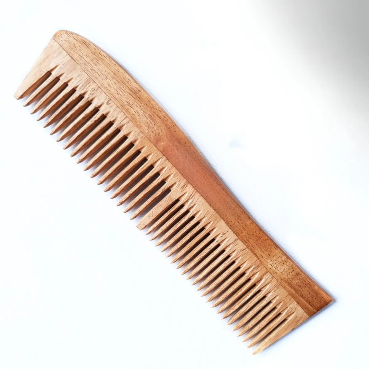 Pure Kacchi Neem Wood Regular Curve Comb