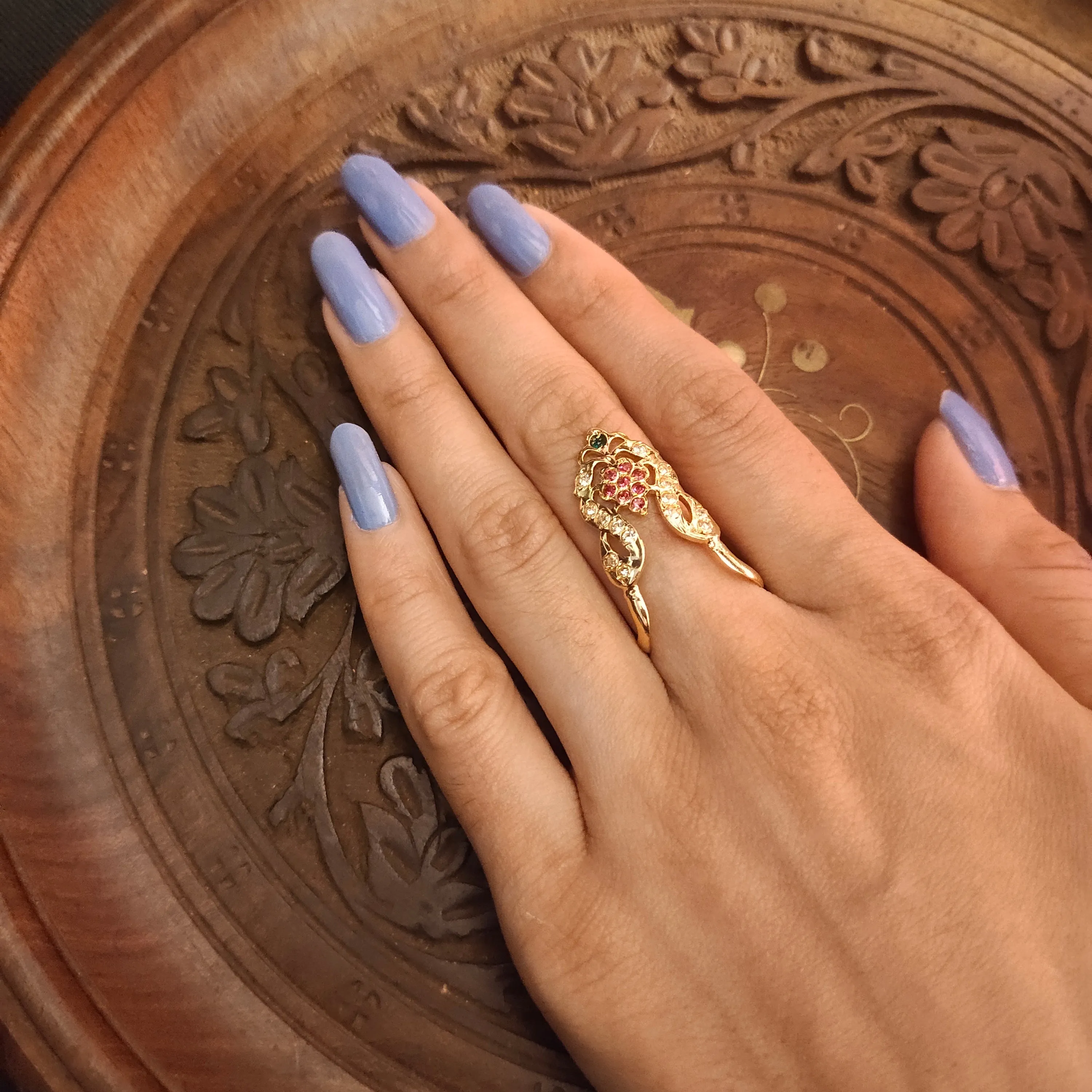 "Embrace Elegance: Traditional South Indian Vanki Ring from Asp Fashion Jewellery"