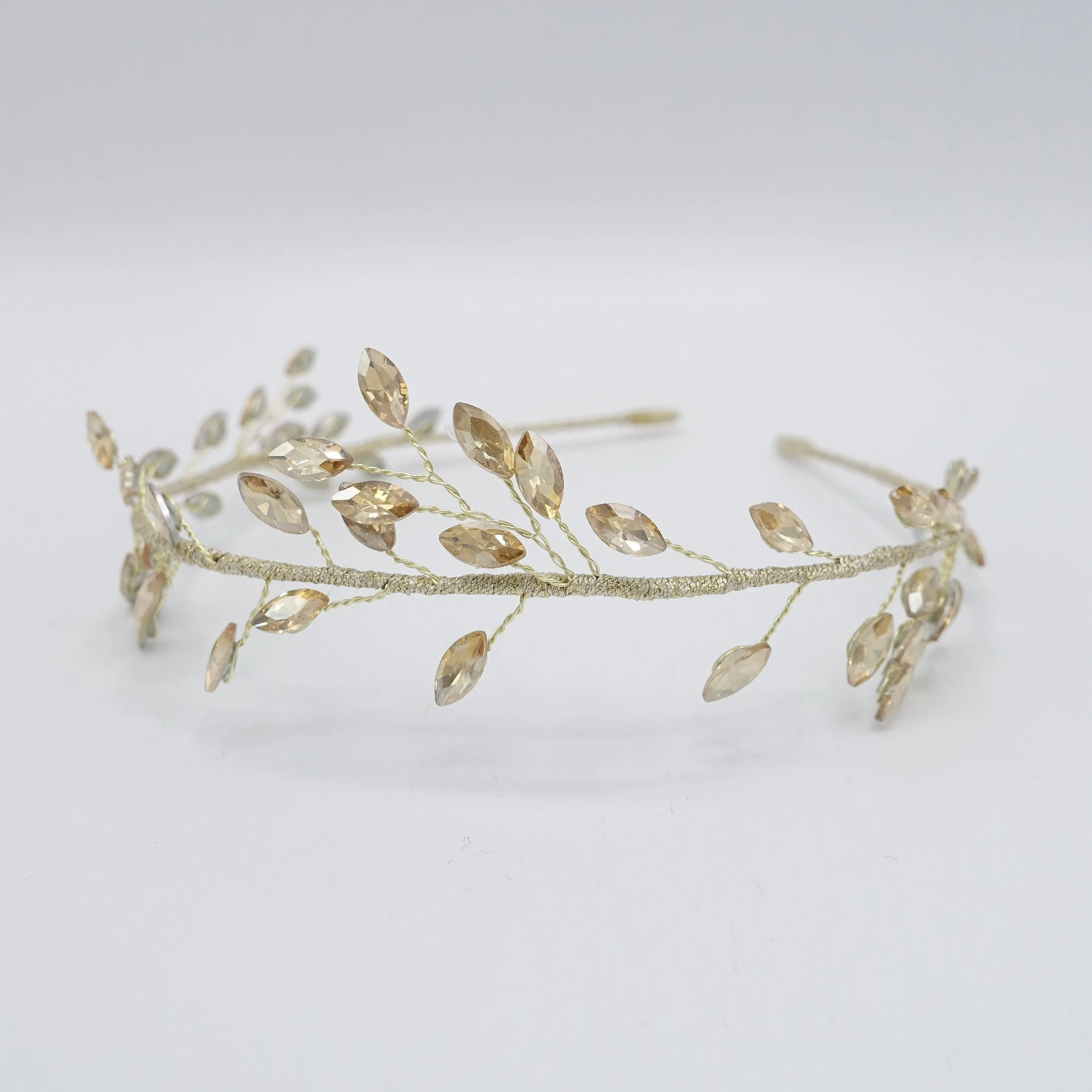 rhinestone branch headband bridal hairband