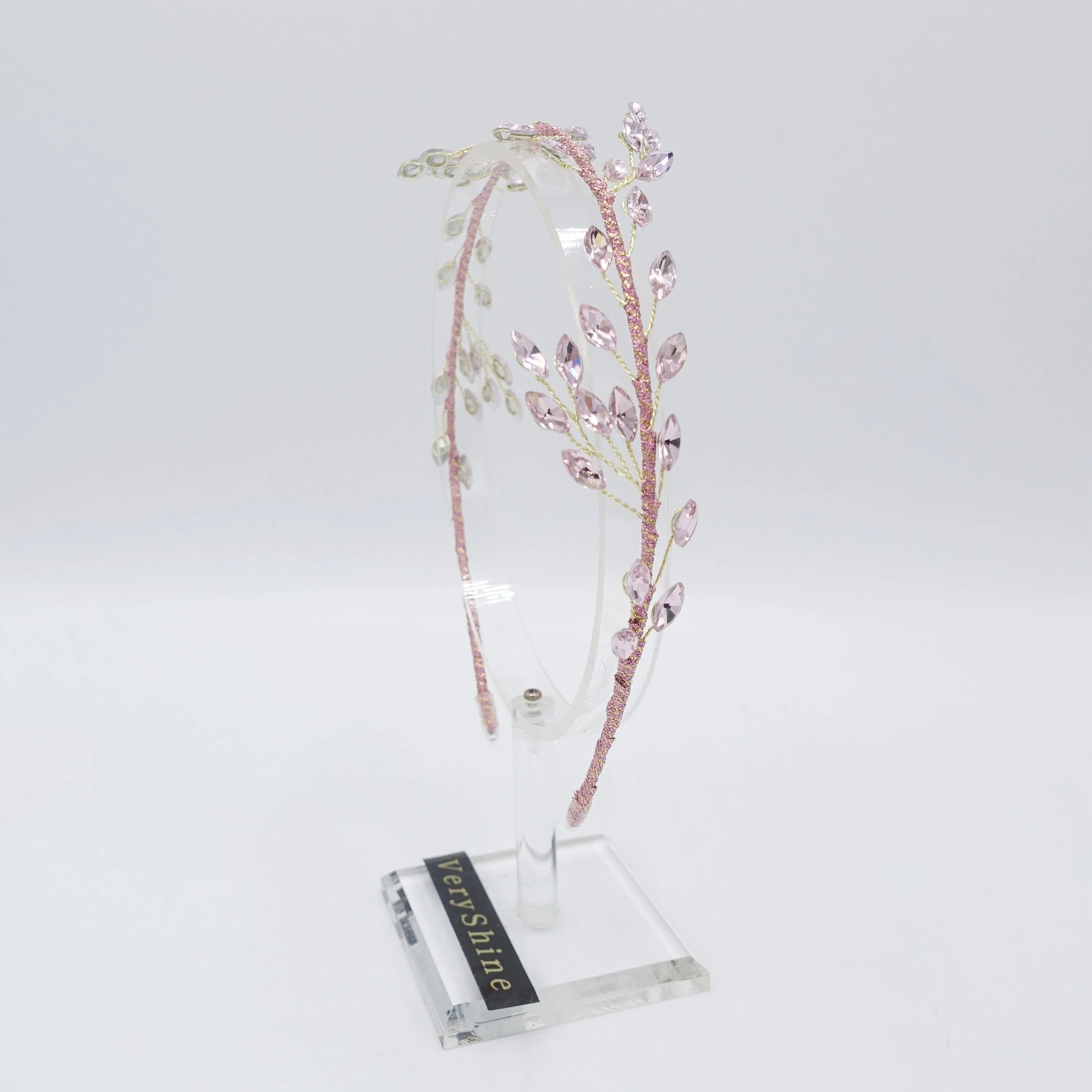 rhinestone branch headband bridal hairband