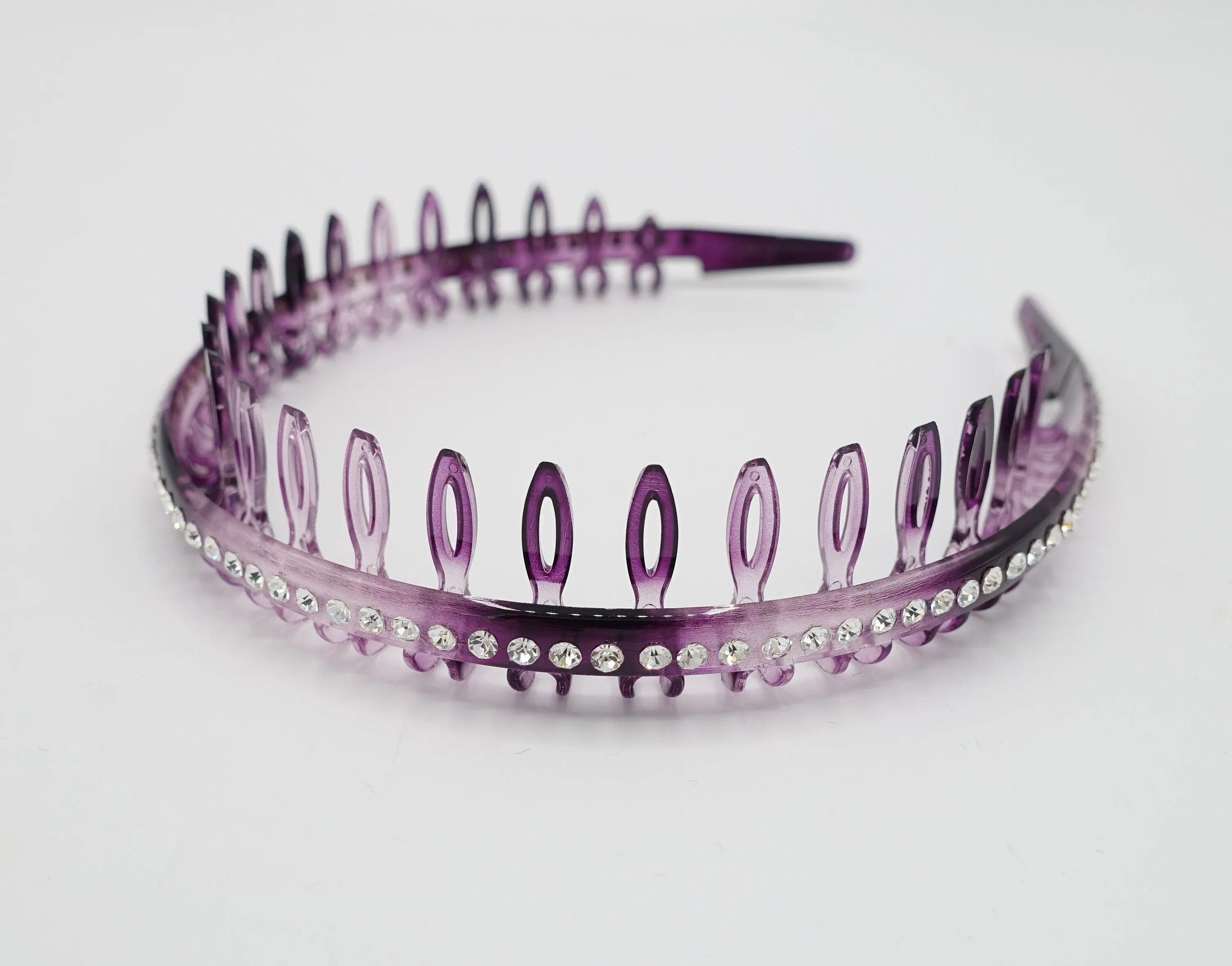 rhinestone headband tooth comb hairband for women