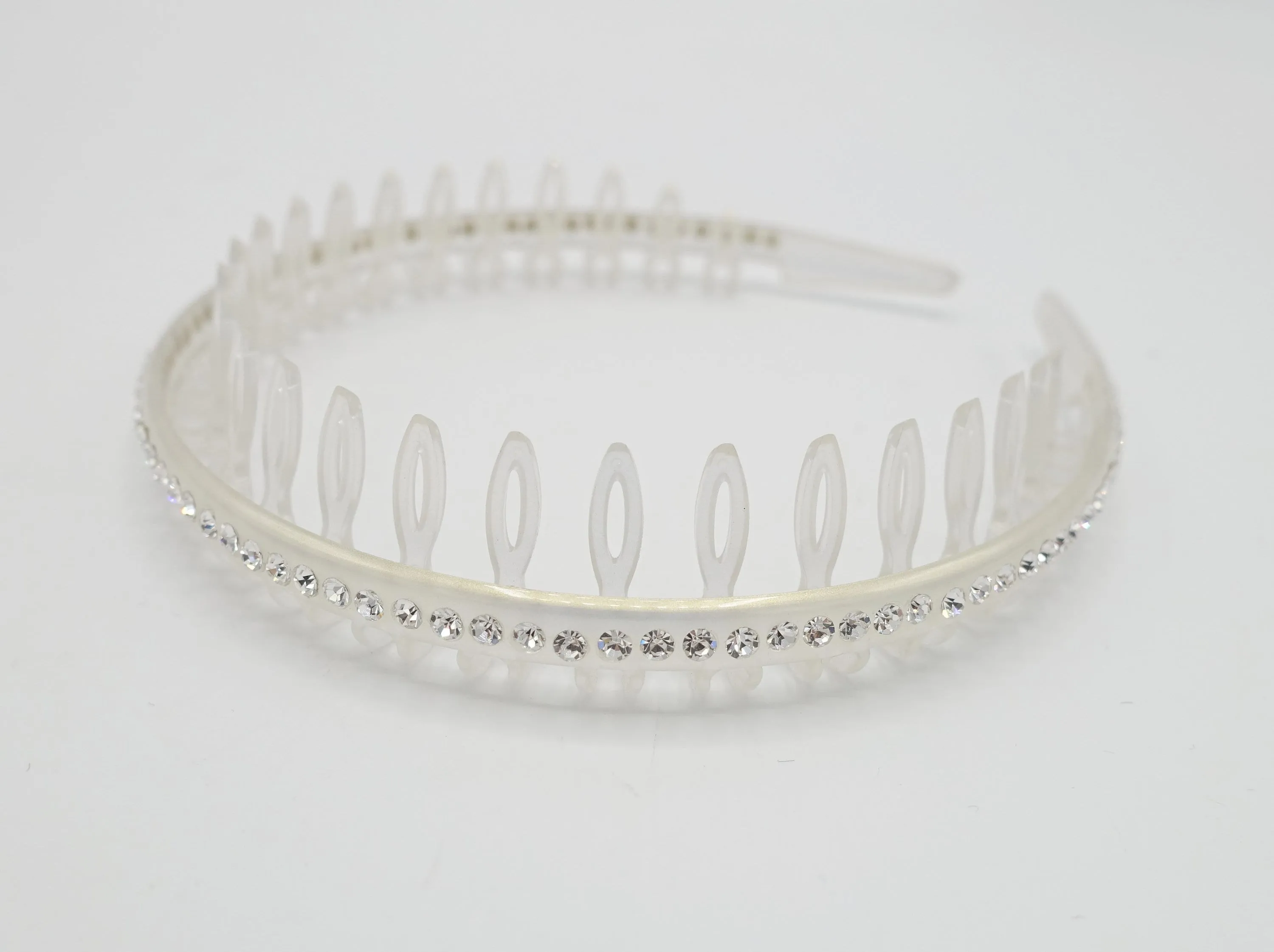 rhinestone headband tooth comb hairband for women