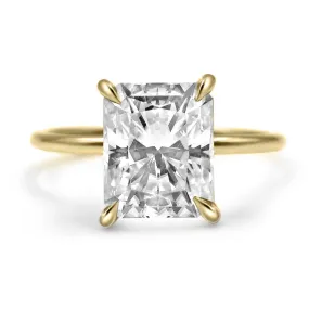 Rose | Radiant Moissanite Engagement Ring