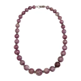 Ruby Beaded Necklace 216 (45cm)