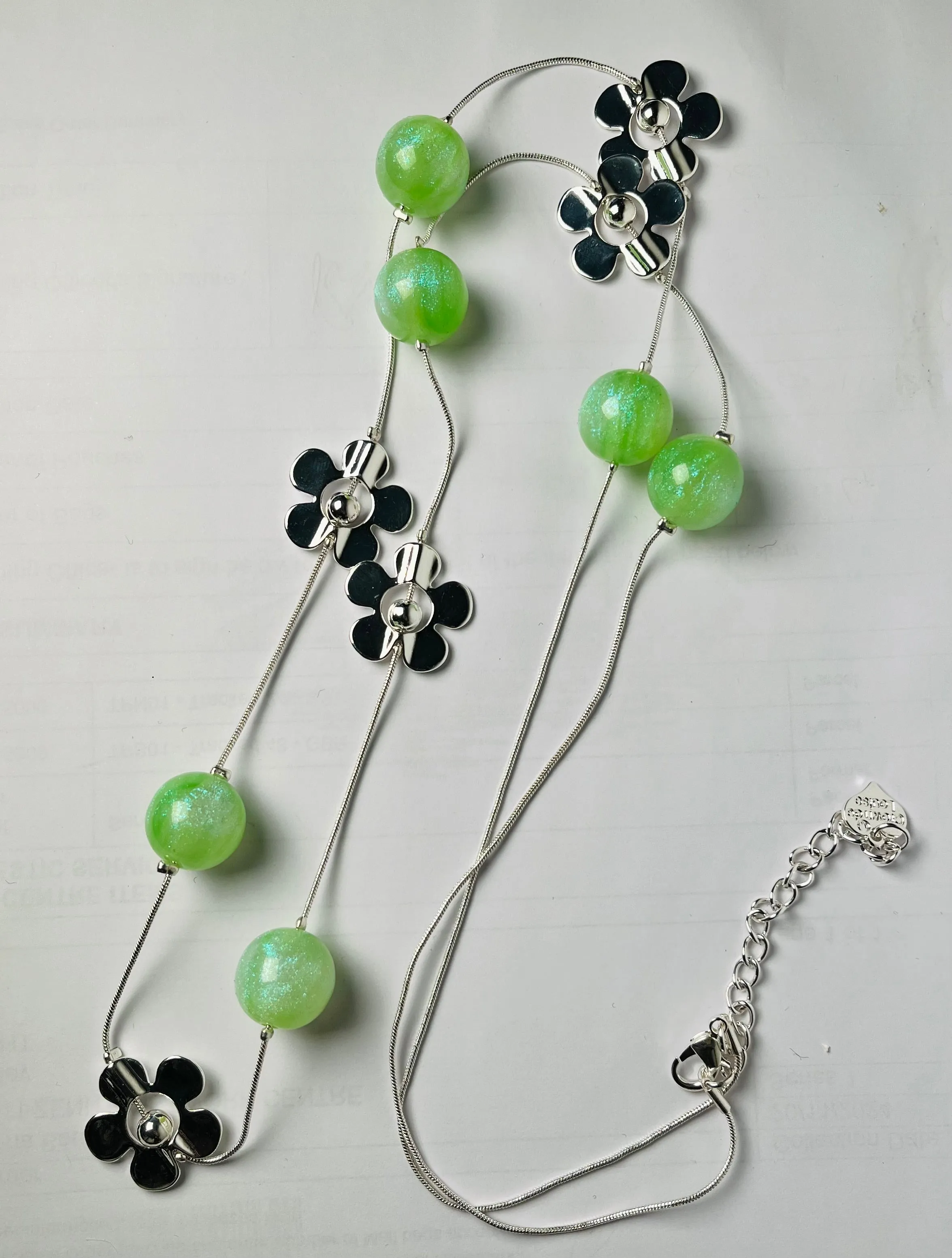 Ruby Daisy Chain - Apple Green