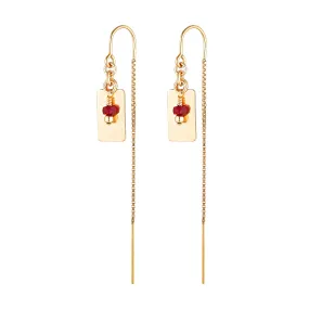 Ruby - Earrings