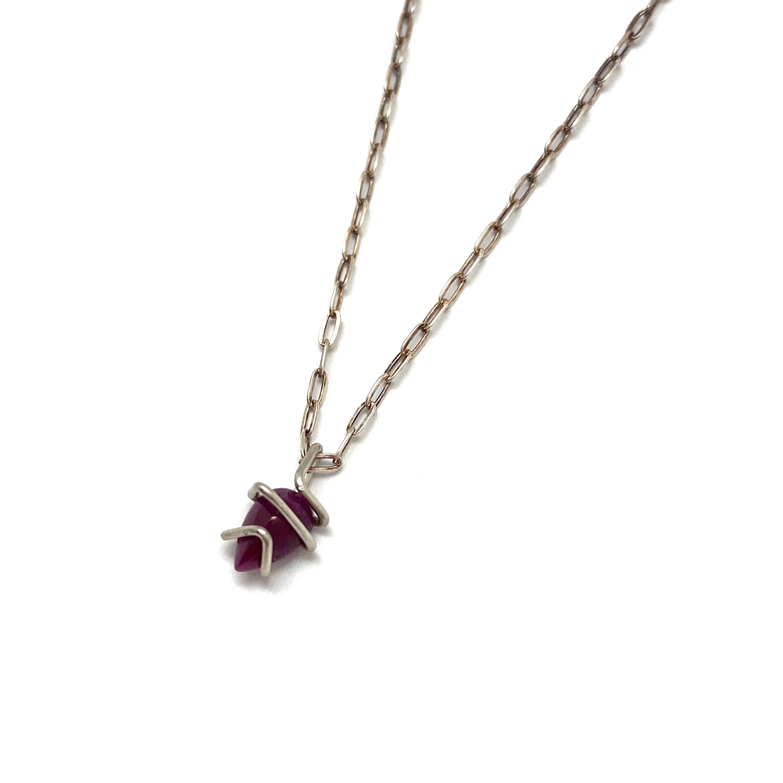 Ruby Pendant Necklace