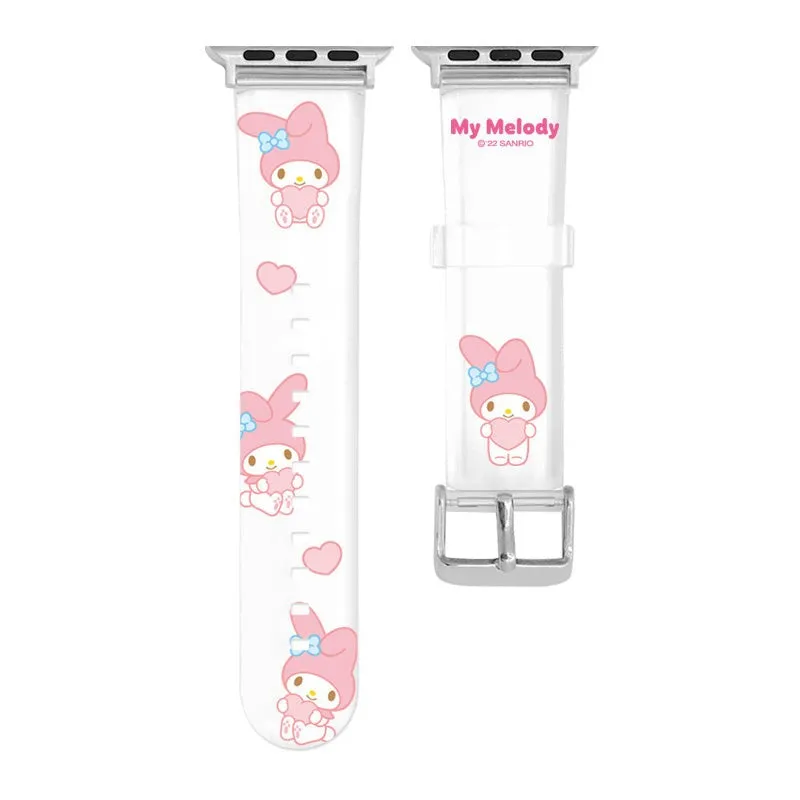 Sanrio Characters Heart Watch Strap Wristbands for Apple Watch