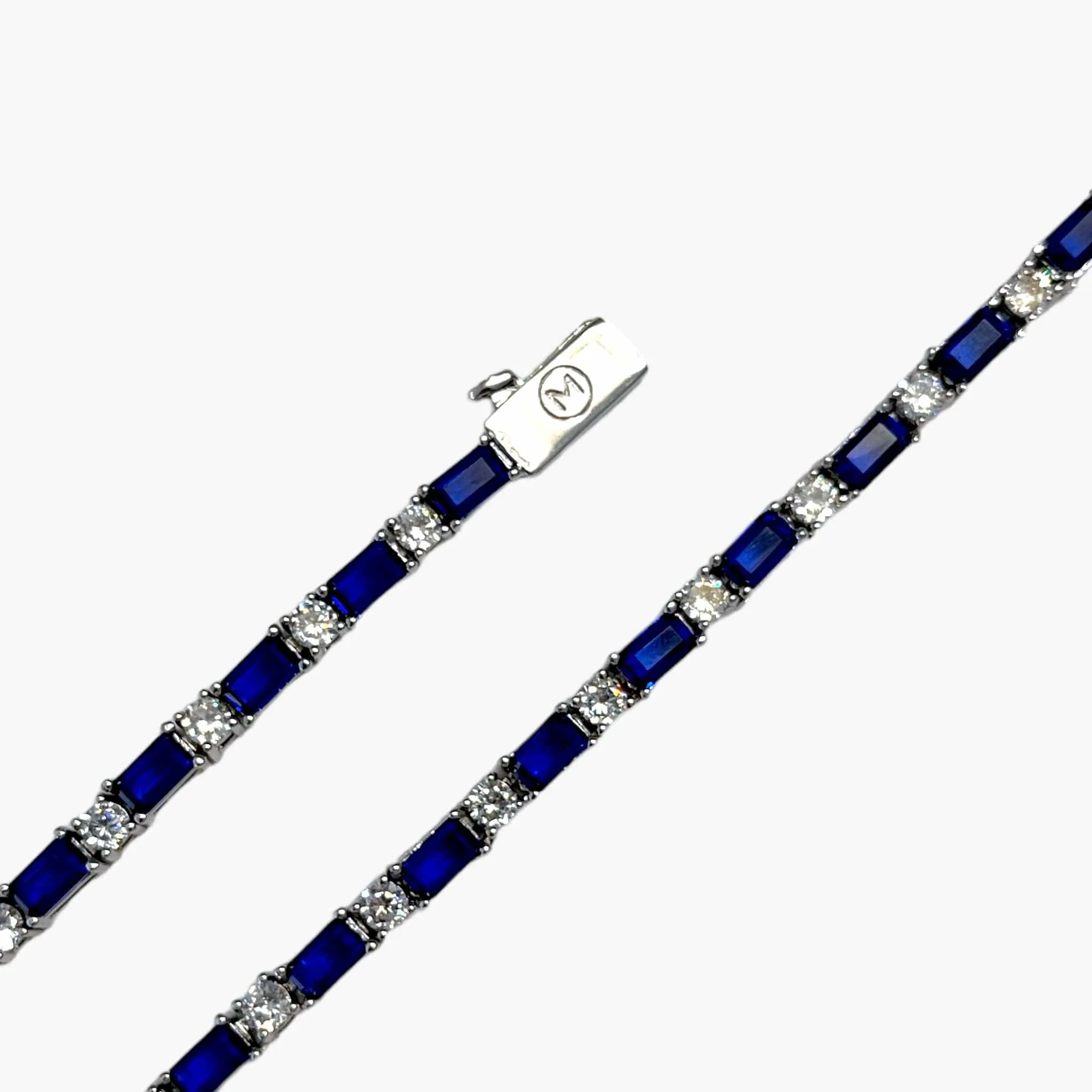 Sapphire Tennis Bundle 3MM - White Gold