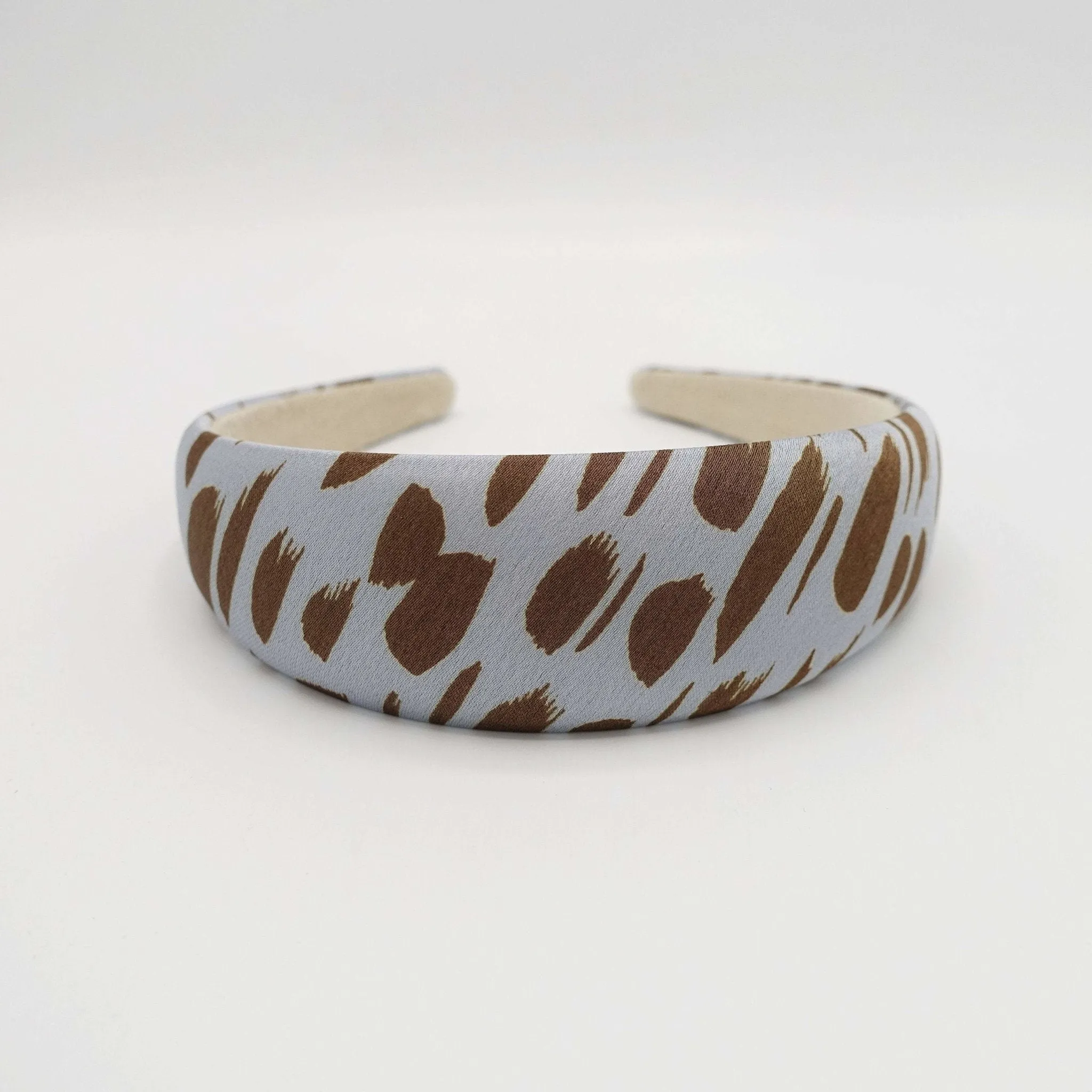 satin brush stroke padded headband