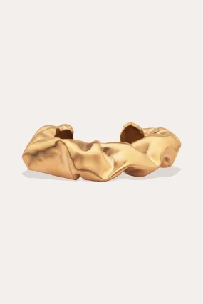 Scrunch - Gold Plated Cuff