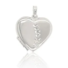 Silver Heart Locket (free engraving)