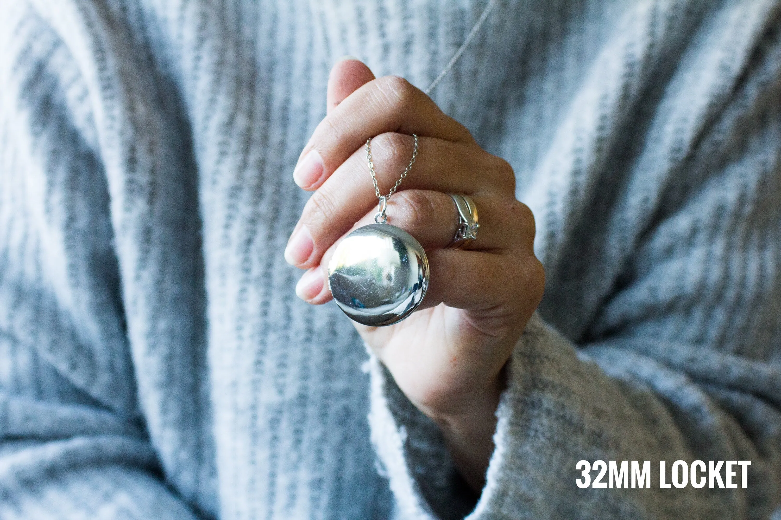 Silver Photo Locket