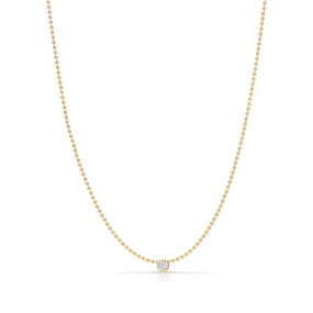 Single Diamond Layering Necklace