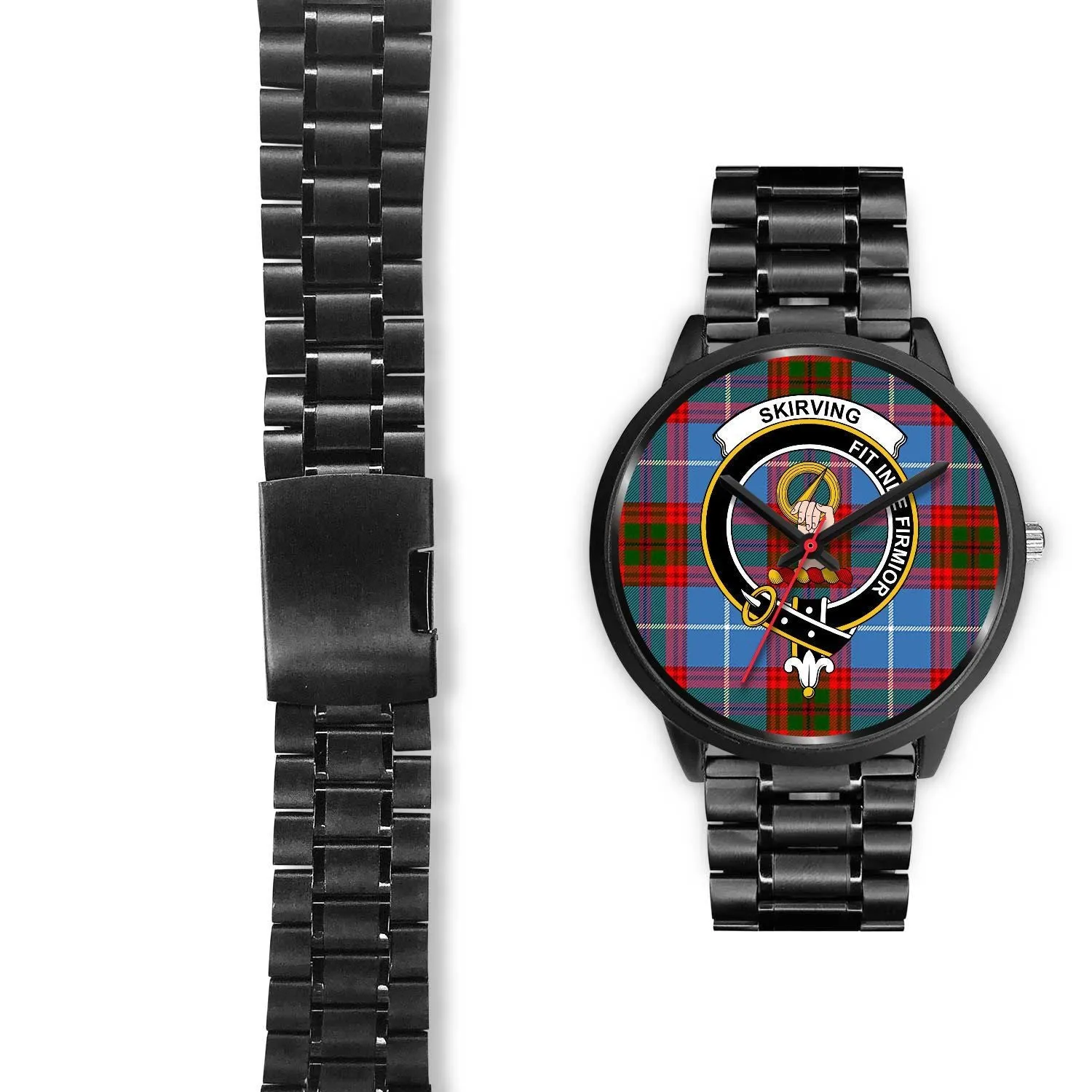 Skirving Clan Badge Tartan Black Watch