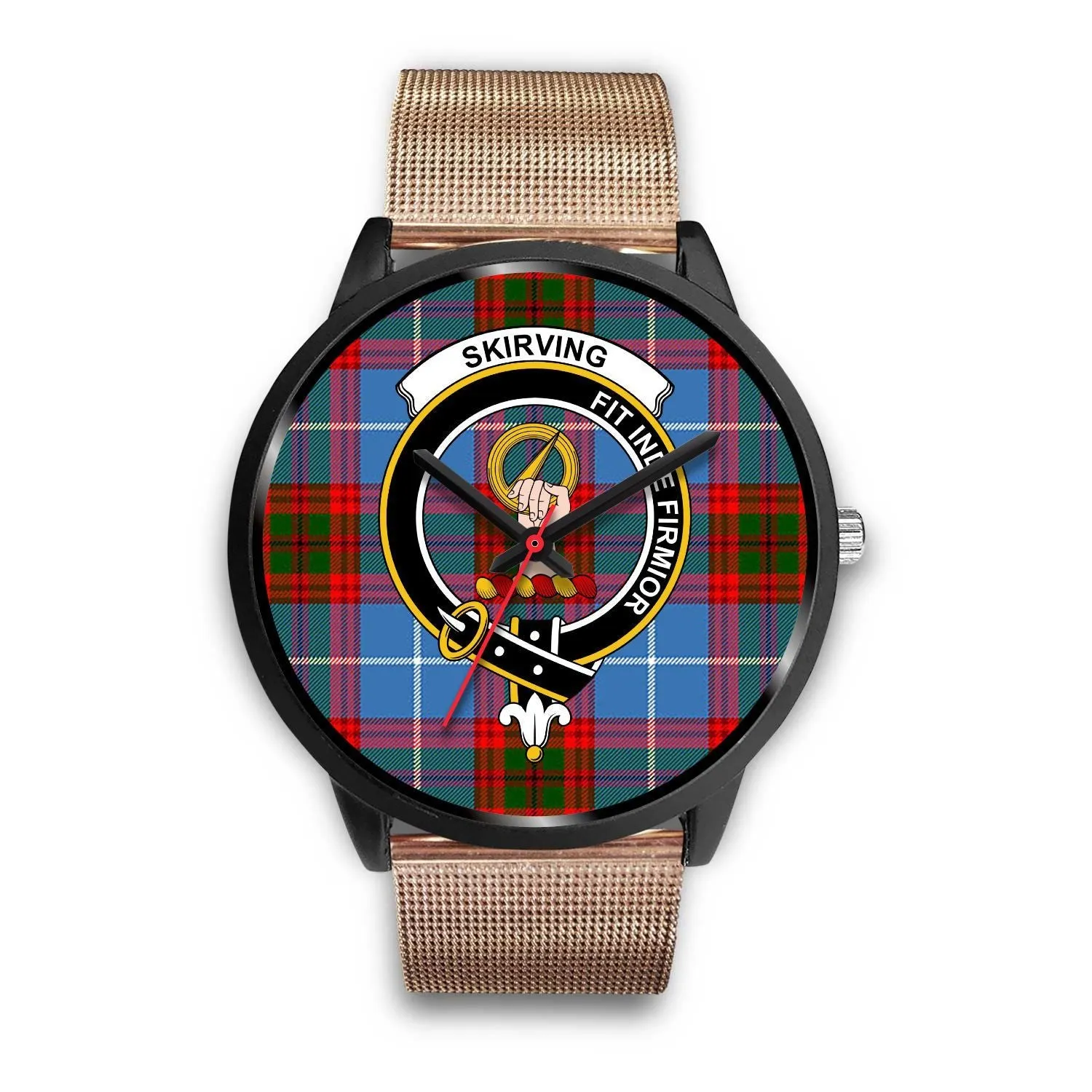 Skirving Clan Badge Tartan Black Watch