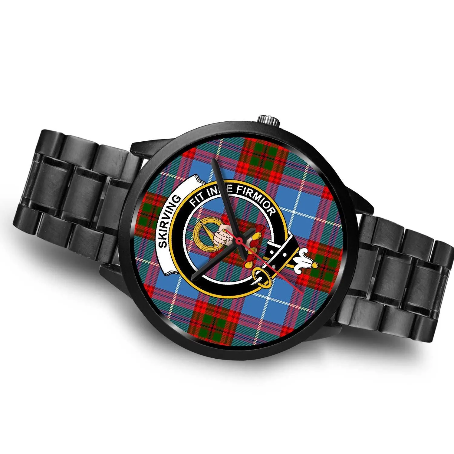 Skirving Clan Badge Tartan Black Watch