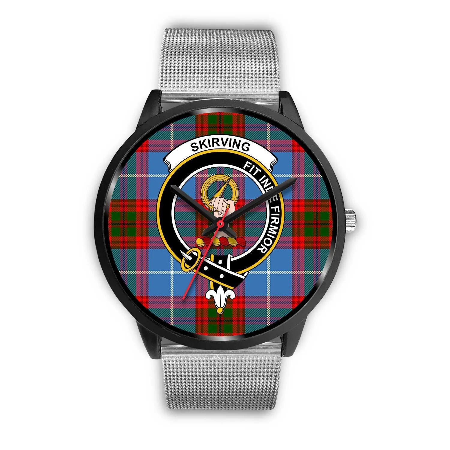 Skirving Clan Badge Tartan Black Watch