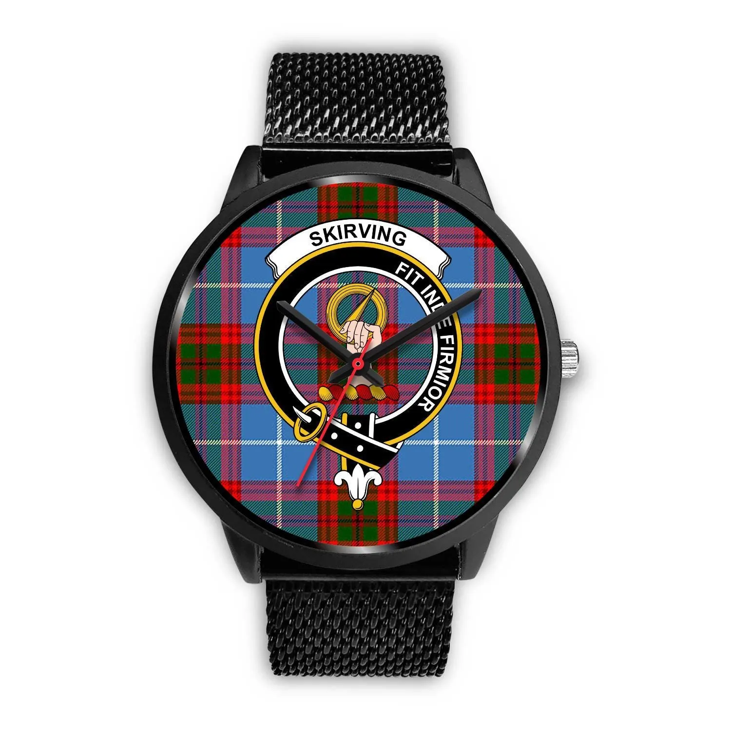 Skirving Clan Badge Tartan Black Watch