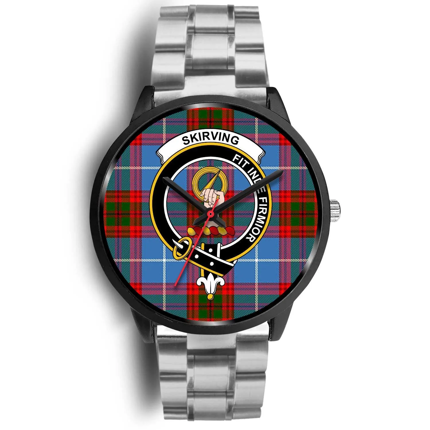 Skirving Clan Badge Tartan Black Watch