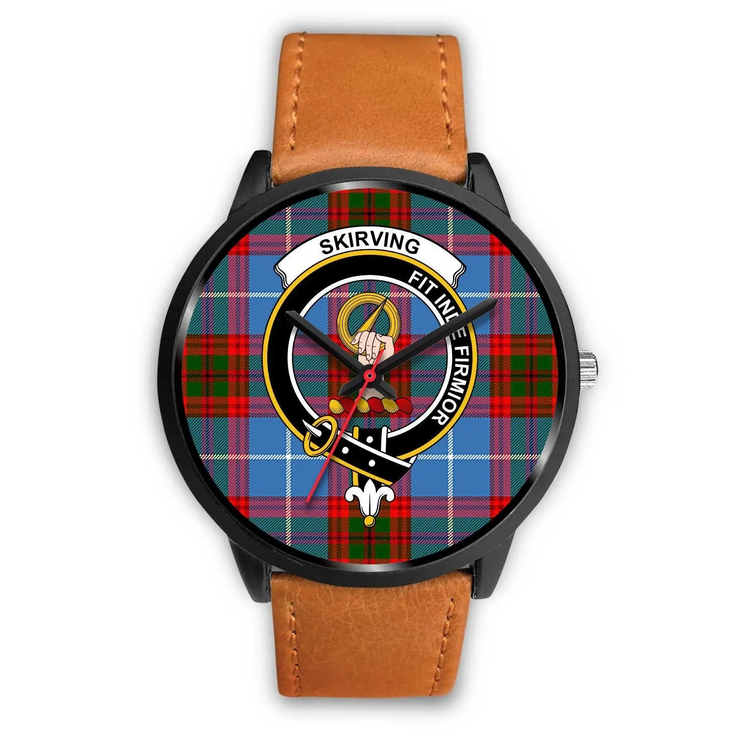 Skirving Clan Badge Tartan Black Watch