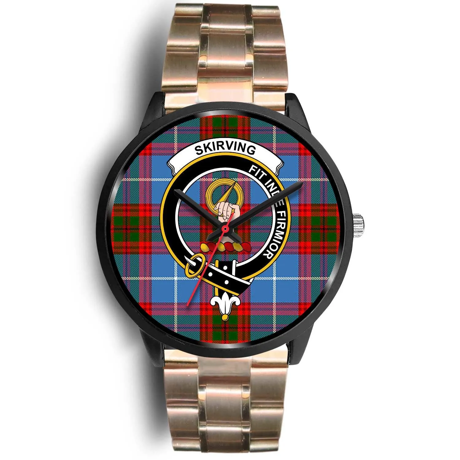 Skirving Clan Badge Tartan Black Watch