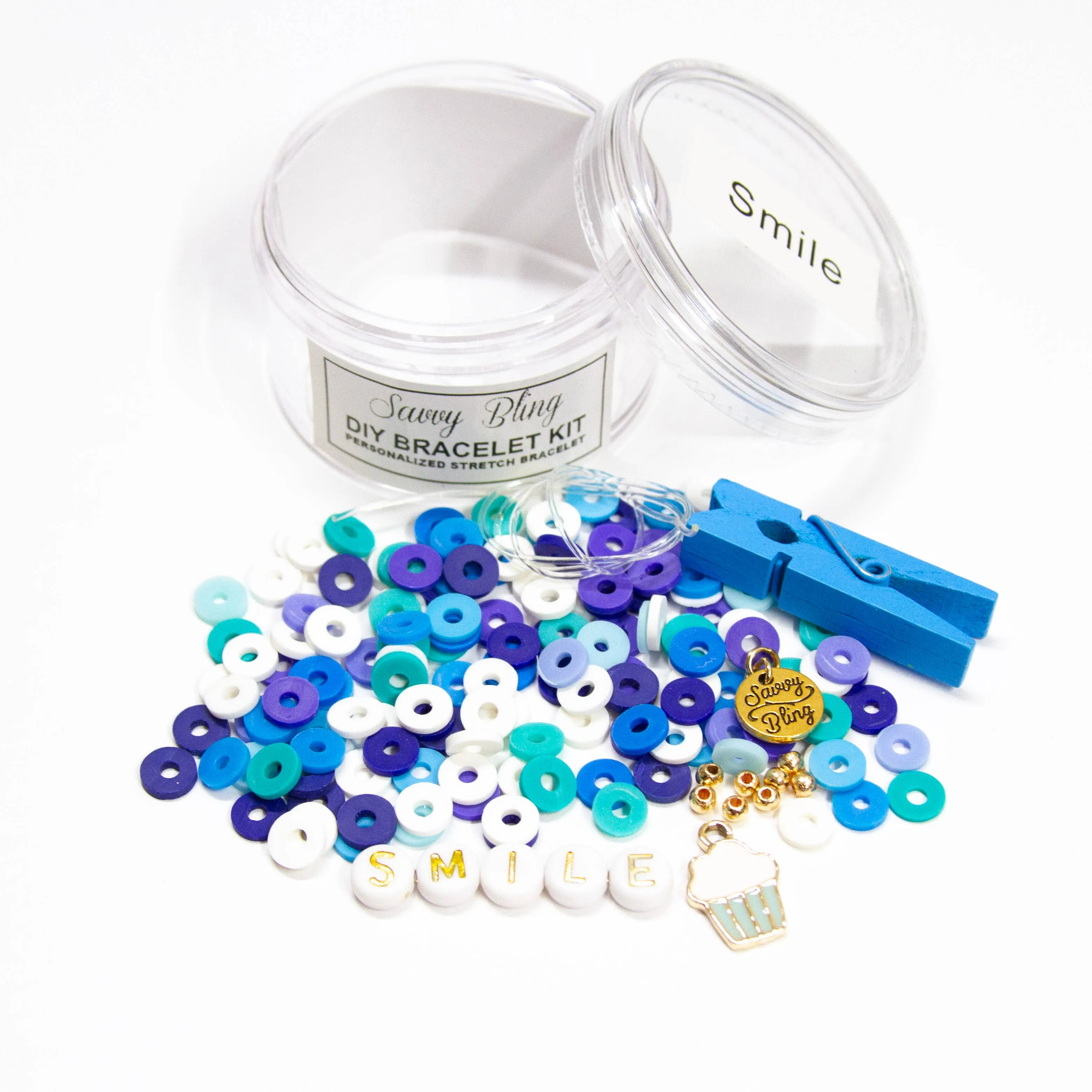 Smile Cupcake Kids DIY Bracelet Kit