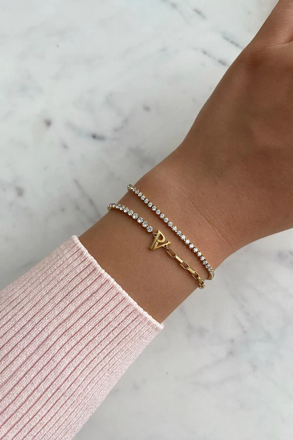 Sparkling Bracelet 14K Gold Plated