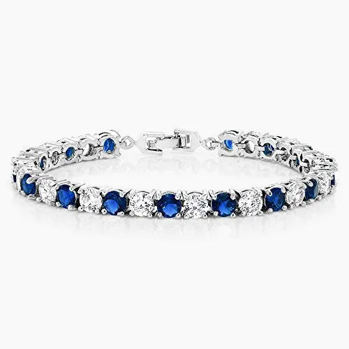 Sparkling Round Cubic Zirconia Women's Tennis Bracelet