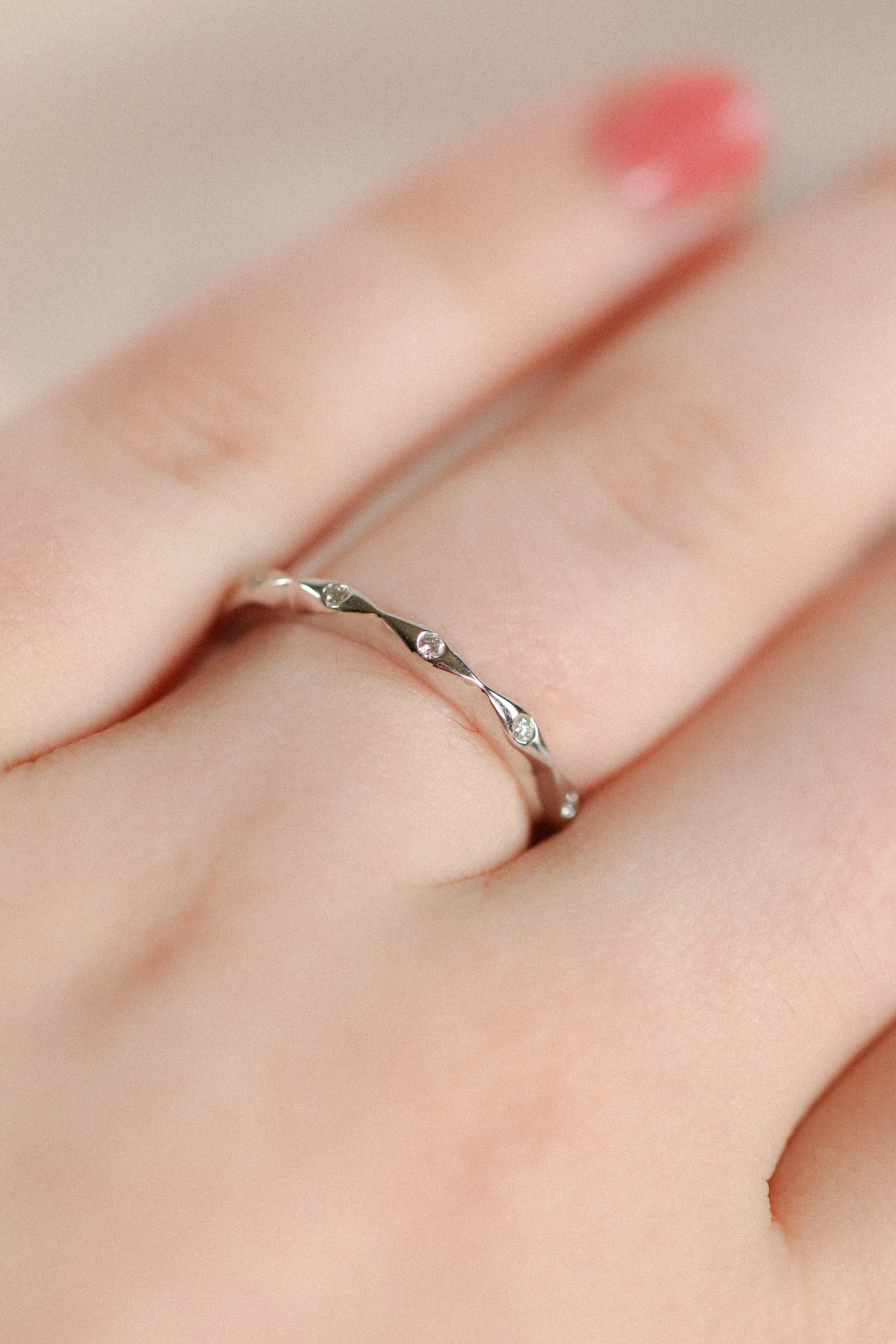 Stackable Diamond Band