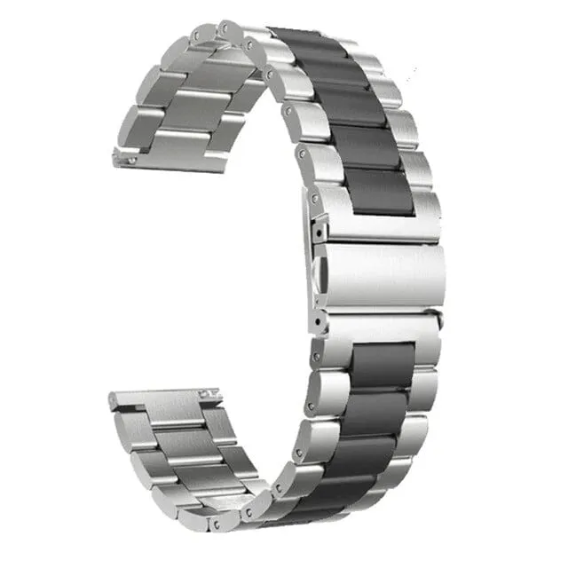 Stainless Steel Link Watch Strap Compatible with the Samsung Galaxy Watch 4 Classic (42mm & 46mm)