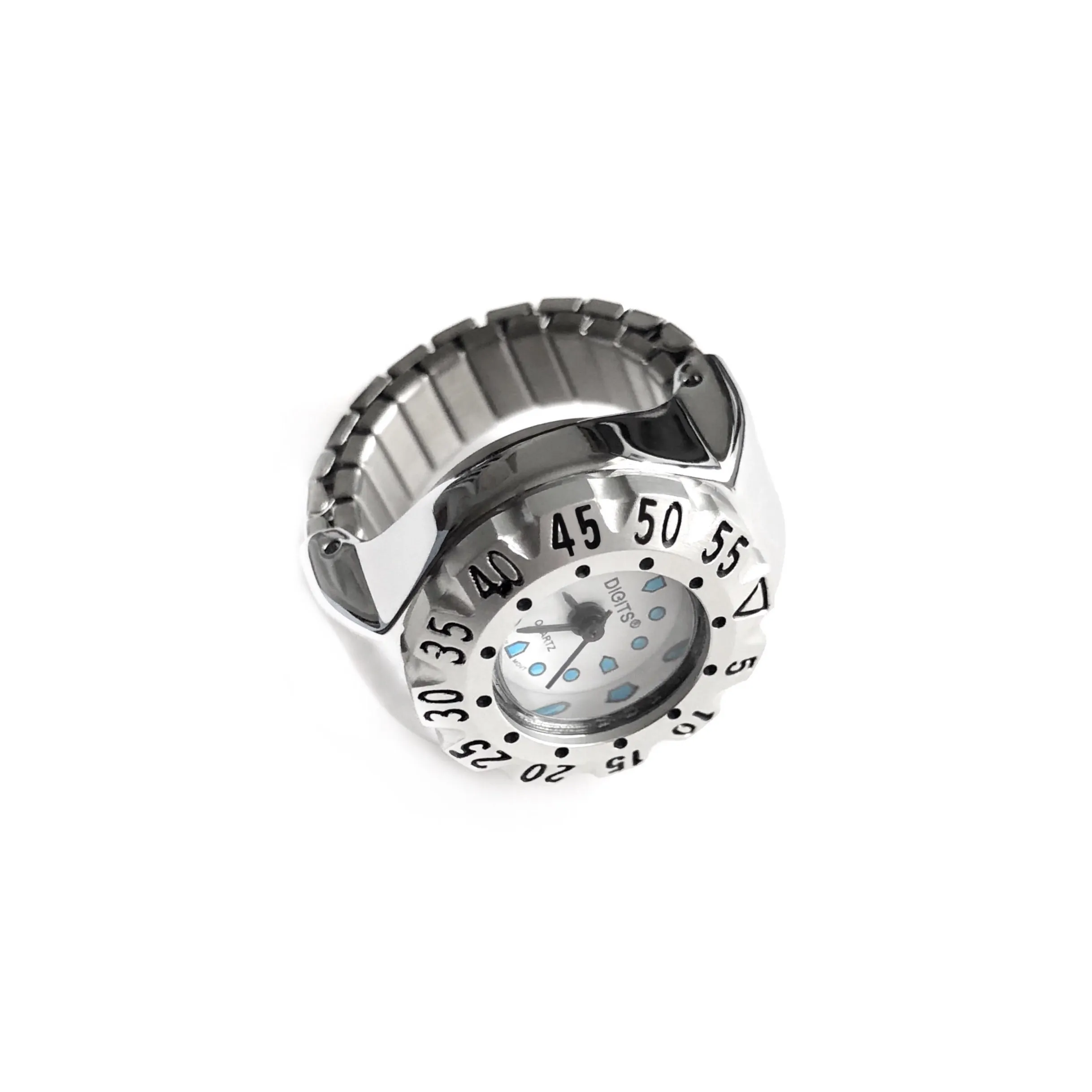 Stellar Diver Ring Watch in Silver