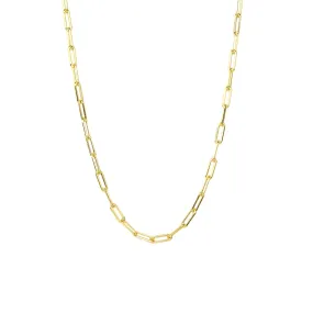 sterling 24" link necklace