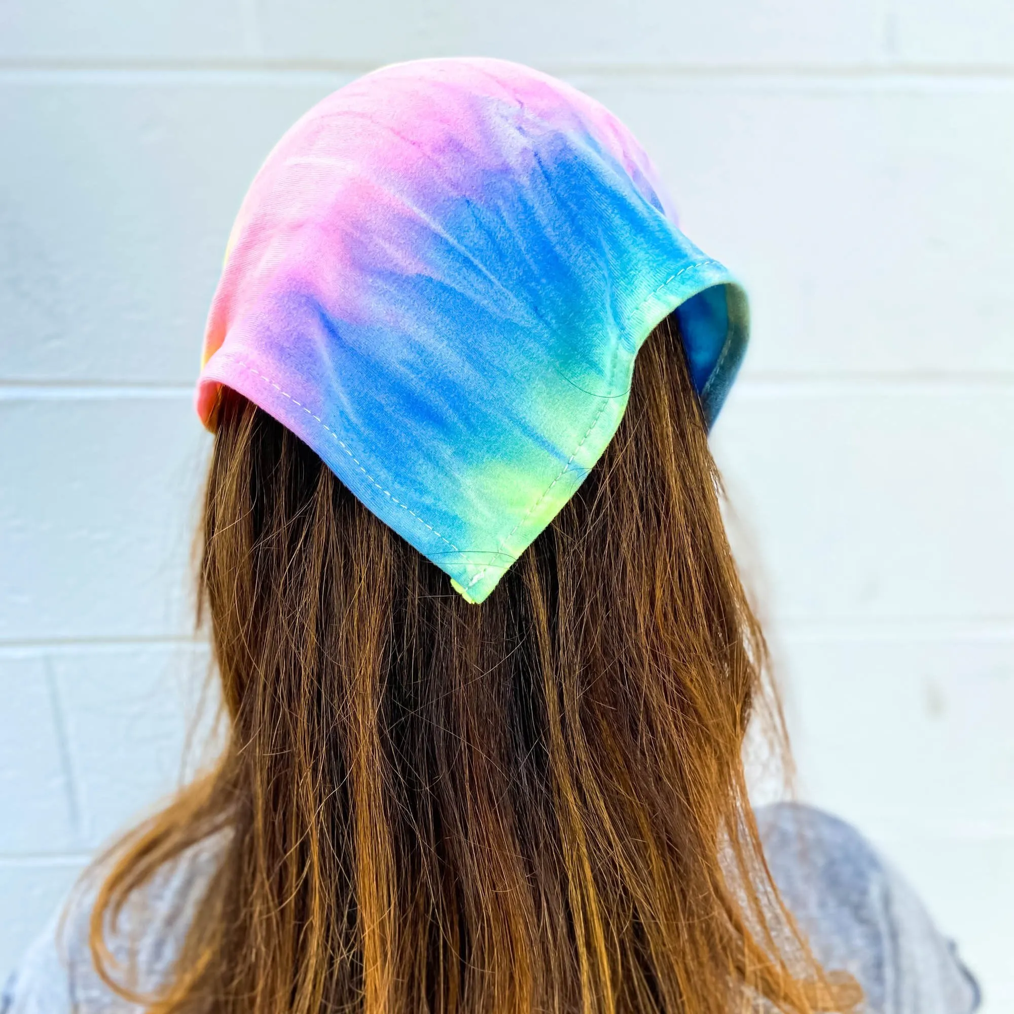 Stretch Tie Dye Bandana Scarf Headband