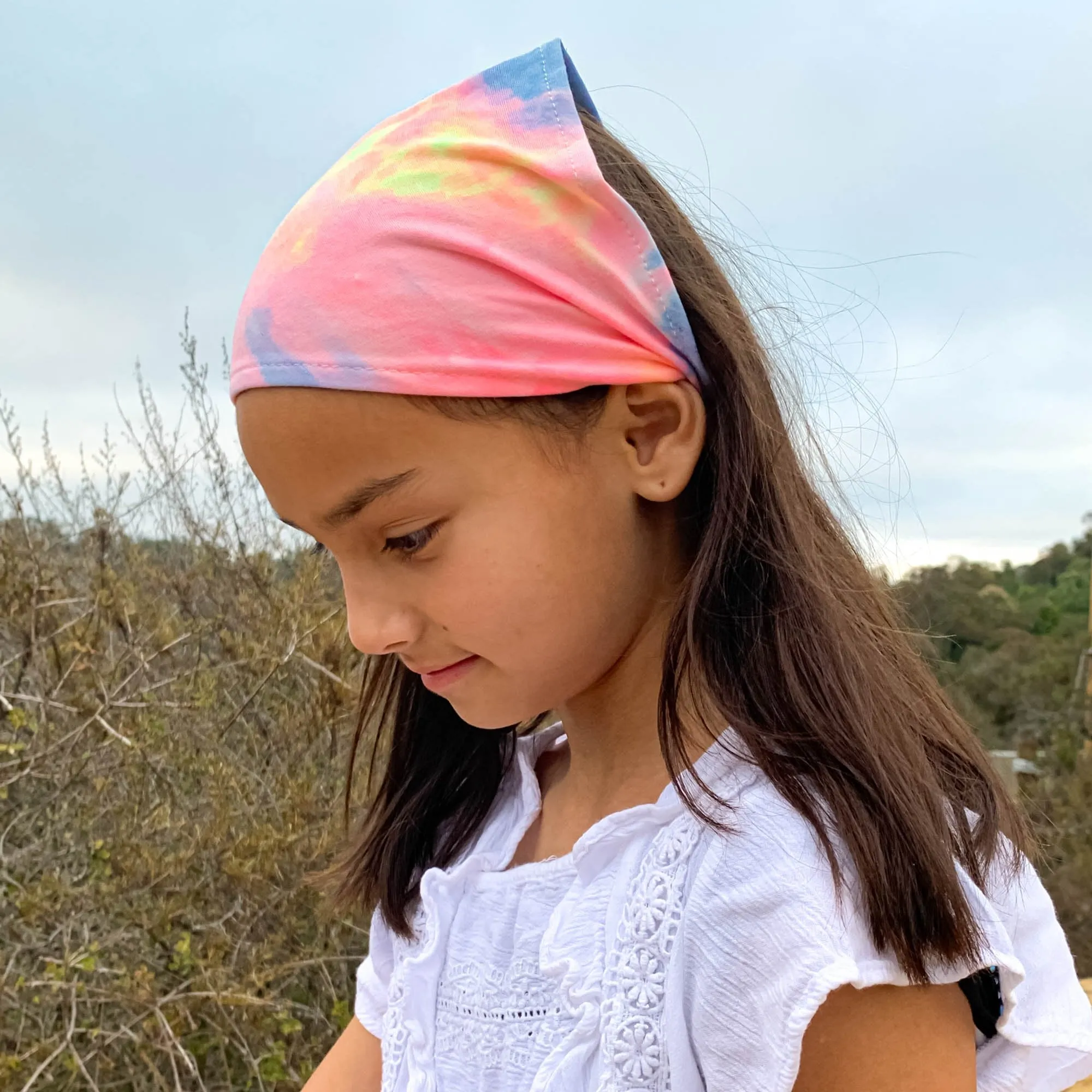 Stretch Tie Dye Bandana Scarf Headband