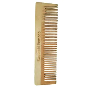 Swadeshi Bamboo Neem Wood Comb |  Hair Care | Hair Growth