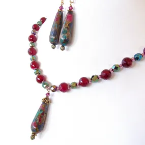 Tapestry: Jewel Tone Necklace Set