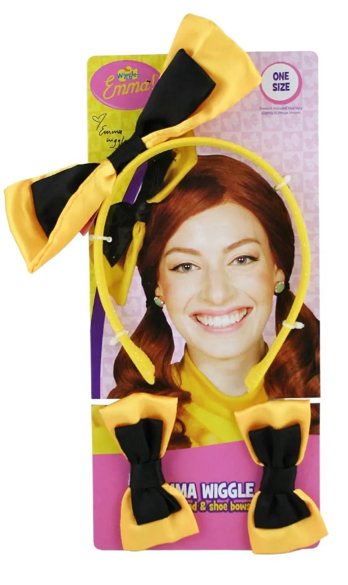 The Wiggles Emma Wiggle Headband and Shoe Bows