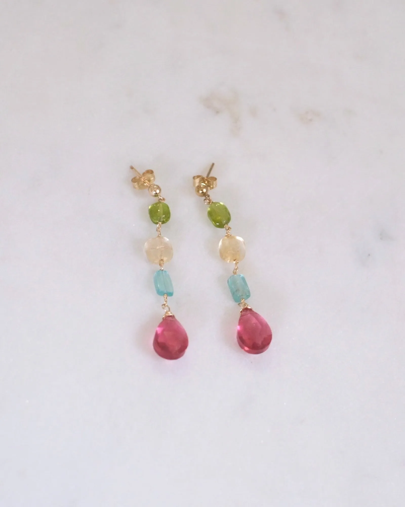 Tourmaline Tropical Earrings